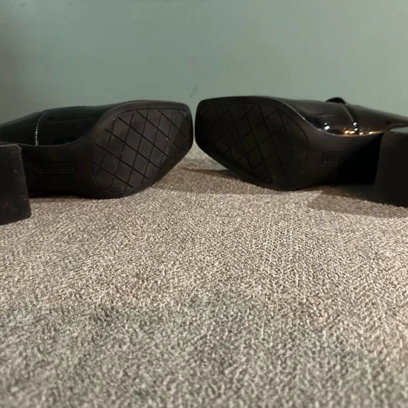 Rachel Zoe Black Patent Leather Heels - Picture 2 of 6